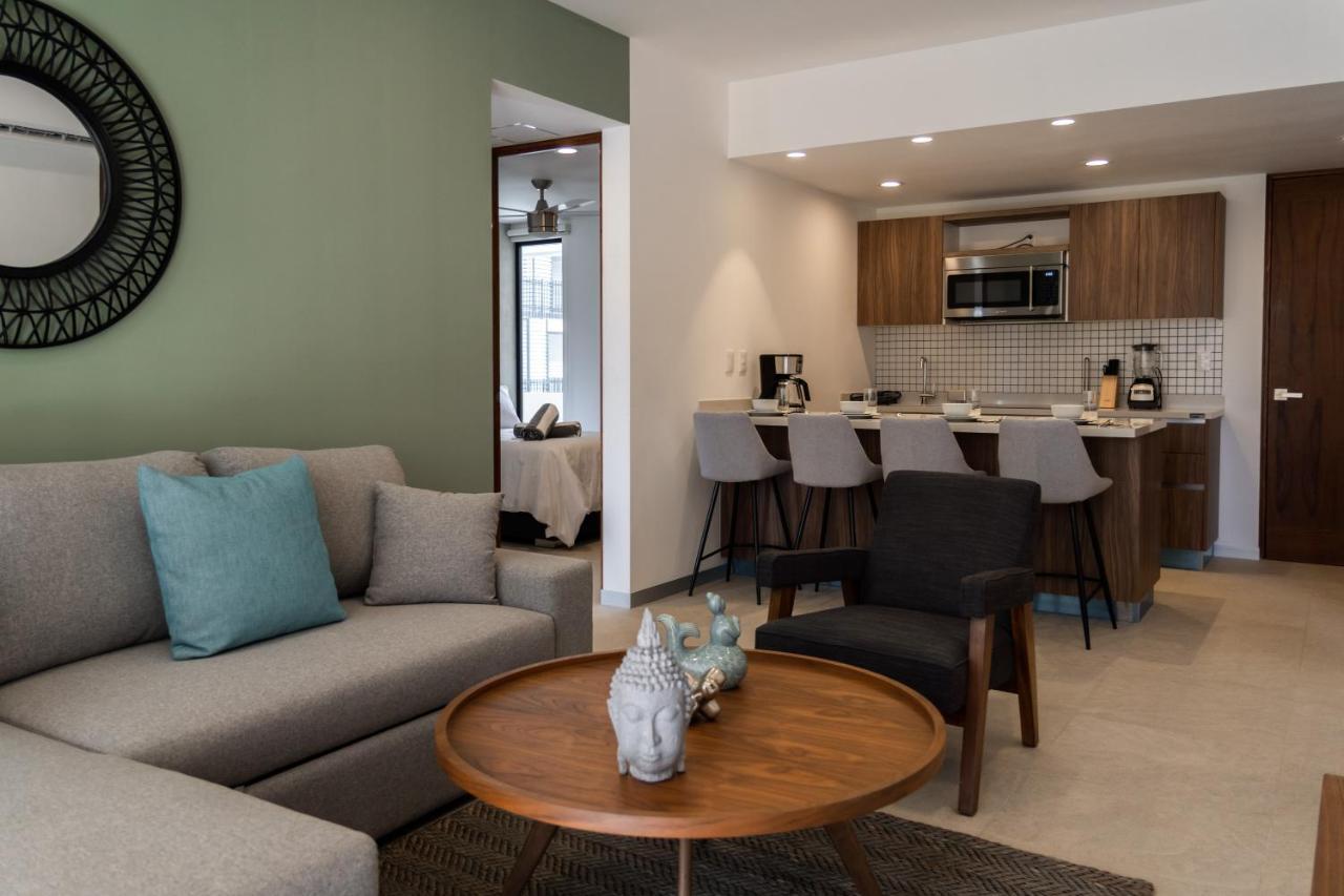 Fancy 3 Bedroom Apartments In Downtown Playa Rooftop Pool Gym Playa del Carmen Ngoại thất bức ảnh