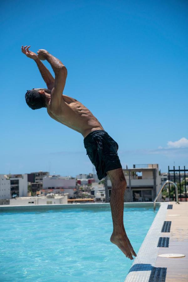 Fancy 3 Bedroom Apartments In Downtown Playa Rooftop Pool Gym Playa del Carmen Ngoại thất bức ảnh