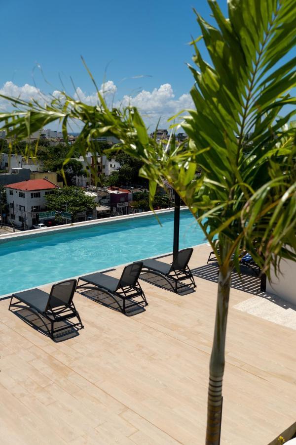 Fancy 3 Bedroom Apartments In Downtown Playa Rooftop Pool Gym Playa del Carmen Ngoại thất bức ảnh