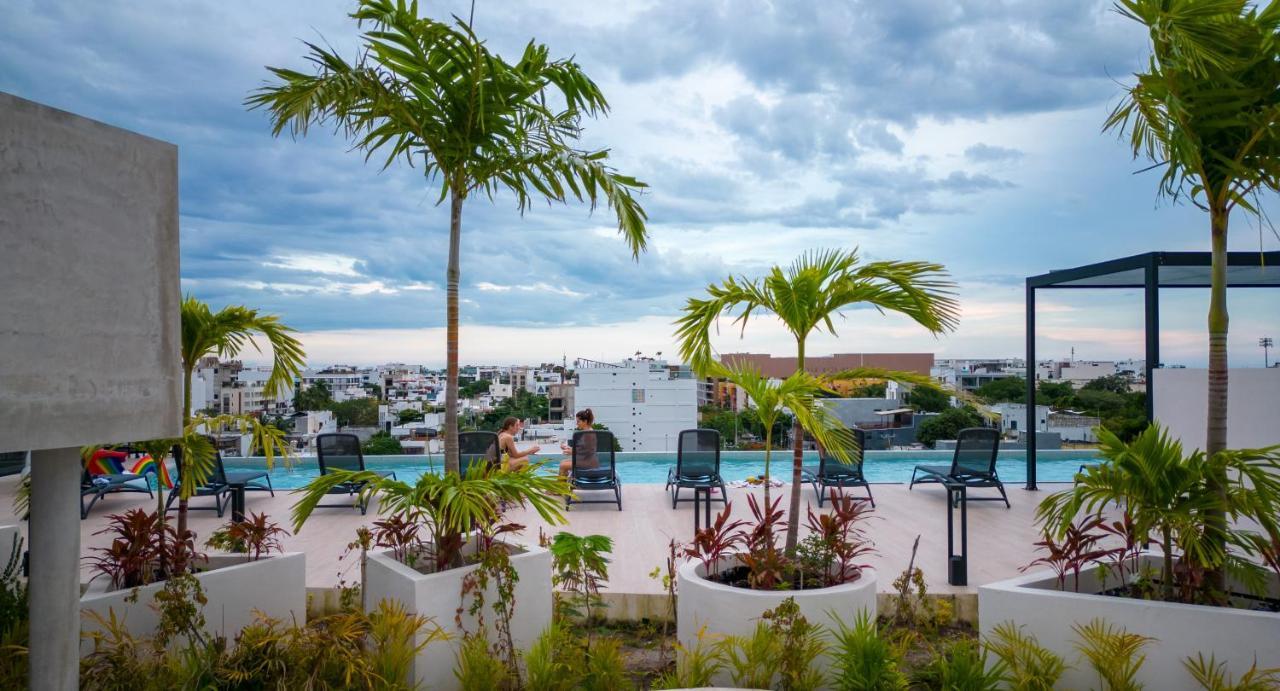 Fancy 3 Bedroom Apartments In Downtown Playa Rooftop Pool Gym Playa del Carmen Ngoại thất bức ảnh